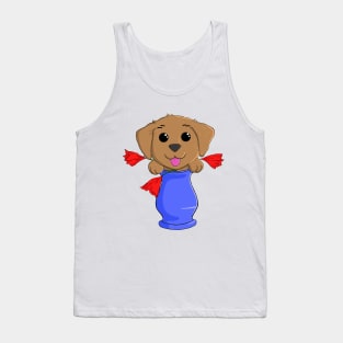 A puppy in a vase Tank Top